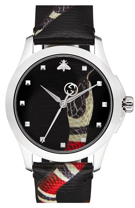 gucci snake watch black|watch gucci snake video.